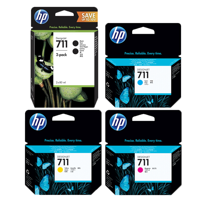 惠普 HP T120/T520/T530繪圖儀墨盒711号